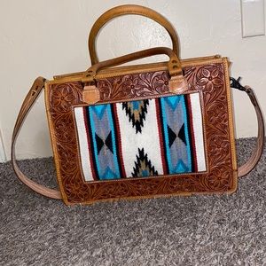 American Darling Saddle Blanket leather purse